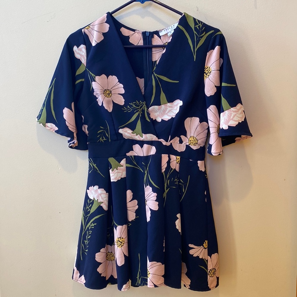 Floral Print Romper